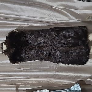 Faux London Faux Fur mid length vest